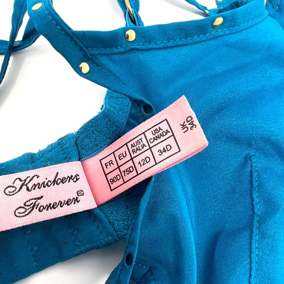 Agent Provocateur Turquoise Liza Bra - 34D - Picture 4 of 6